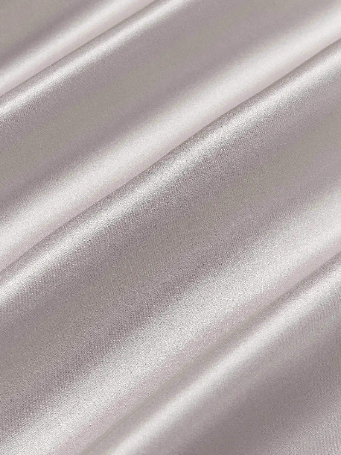 Mantas|Sábanas>Westwing Collection Sábana encimera de satén Sylvie Gris claro