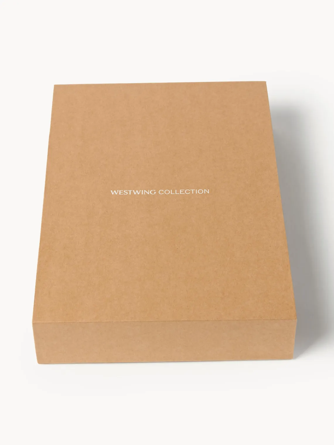 Sábanas|Fundas Nórdicas>Westwing Collection Sábana encimera de satén Sylvie Blanco crema