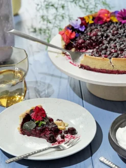 Cubiertos De Servir|Vajillas Completas>Broste Copenhagen Servidor de tartas cepillado mate artesanal Sletten