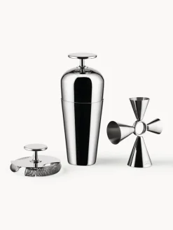Accesorios De Bar|Vajillas Completas>ALESSI Set coctelera de acero inoxidable Parisienne, 3 pzas.