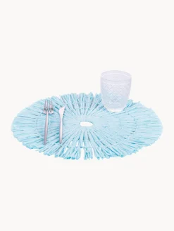 Manteles Individuales|Manteles Individuales></noscript>Villa D'Este Home Tivoli Set de 4 manteles individuales Shades Of Stones Azul claro