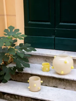 Hot Set de 2 portavelas de vidrio soplado Arlo Candelabros|Jarrones