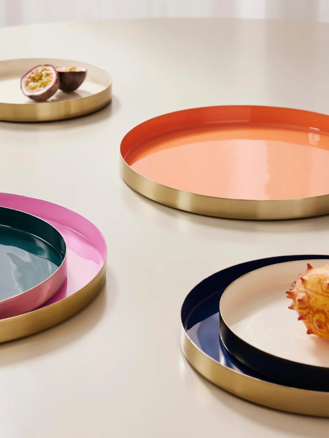 Hot Set de bandejas decorativas Tavi, 3 uds. Jarrones|Bandejas Decorativas