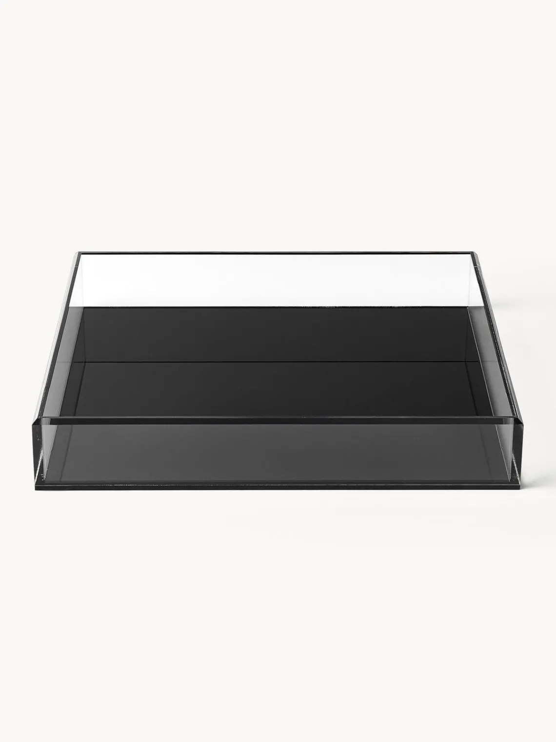 Jarrones|Bandejas Decorativas>Westwing Collection Set de bandejas decorativas Yuki, 2 pzas. Negro