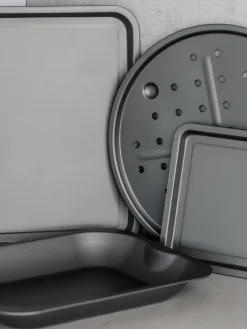 Bandejas Para Horno|Bandejas Para Horno></noscript>Kitchen Craft Set de bandejas horno antiadherentes KitchenCraft, 4 uds. Negro