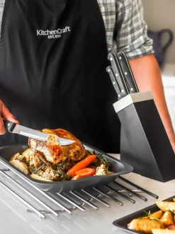 Bandejas Para Horno|Bandejas Para Horno></noscript>Kitchen Craft Set de bandejas horno antiadherentes KitchenCraft, 4 uds. Negro