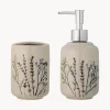 Dispensador De Jabón Y Jaboneras|Jarrones>Bloomingville Set de baño artesanal Bea, 2 pzas.
