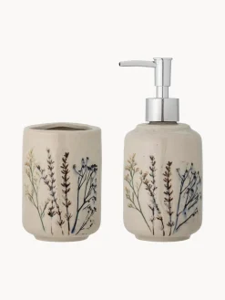 Dispensador De Jabón Y Jaboneras|Jarrones>Bloomingville Set de baño artesanal Bea, 2 pzas.