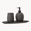 Set de baño artesanal Gustav Dispensador De Jabón Y Jaboneras|Jarrones