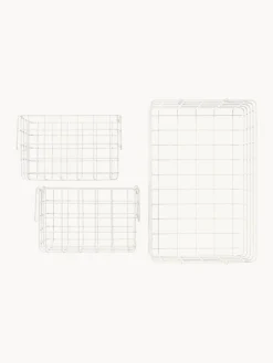 Cestas Y Cajas|Jarrones>Mustard Made Set de cestas de metal The Baskets, 3 uds. Off White