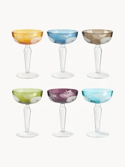 Copas De Champagne|Vajillas Completas>POLSPOTTEN Set de copas pompadour de champán Peony, 6 uds.