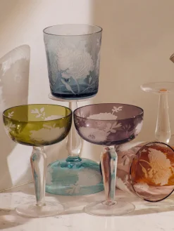 Copas De Champagne|Vajillas Completas>POLSPOTTEN Set de copas pompadour de champán Peony, 6 uds.