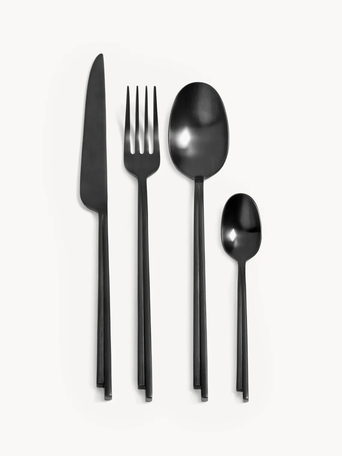 Juego De Cubiertos|Vajillas Completas>SERAX Set de cubiertos cepillados X Kelly Wearstler Dune, 24 pzas. Negro mate