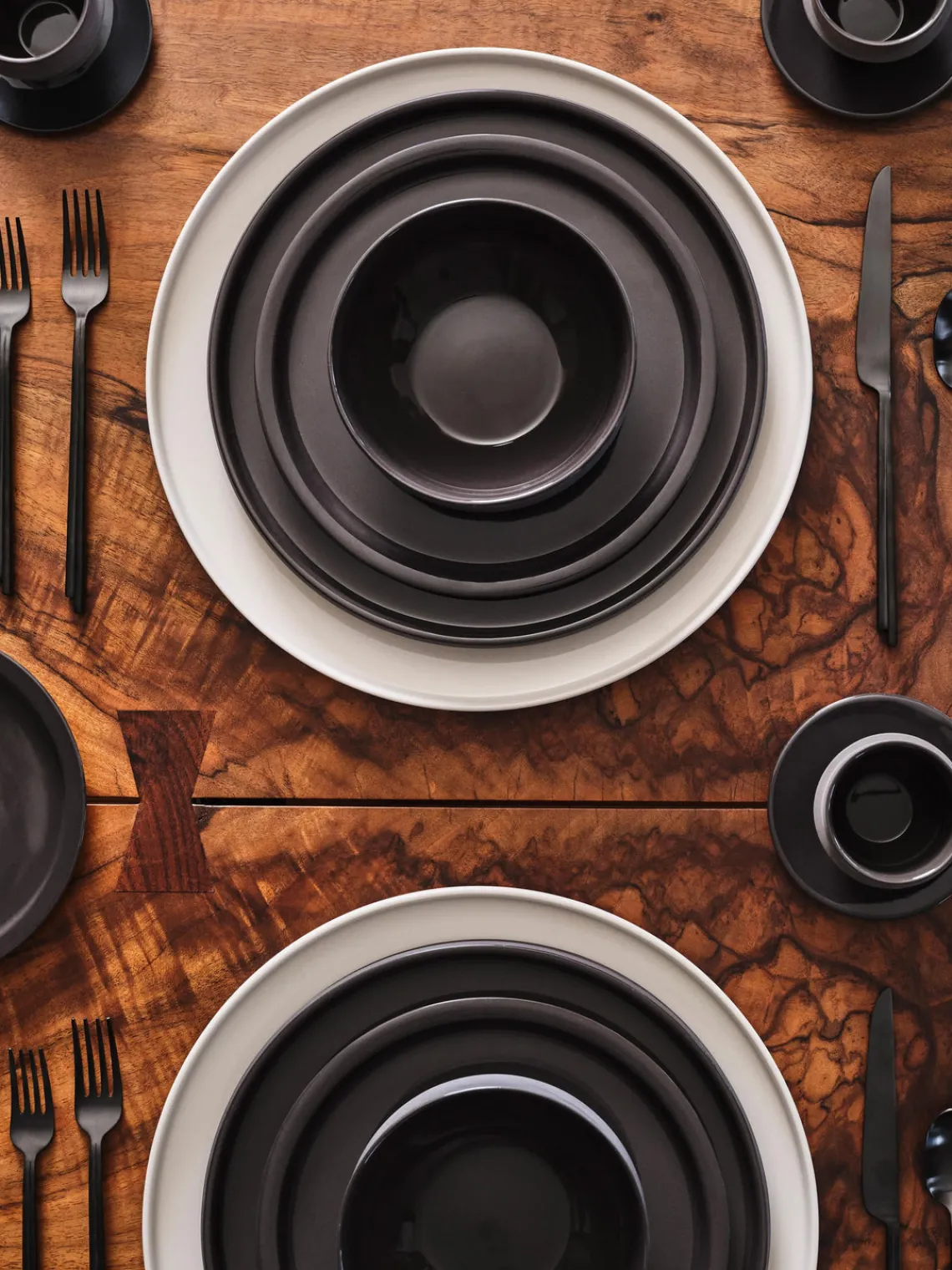 Juego De Cubiertos|Vajillas Completas>SERAX Set de cubiertos cepillados X Kelly Wearstler Dune, 24 pzas. Negro mate