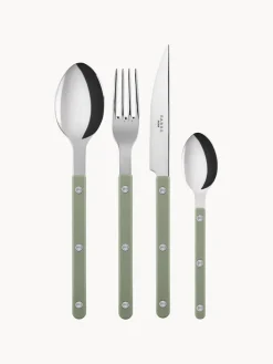 New Set de cubiertos de acero inoxidable Bistrot, tamaños diferentes Juego De Cubiertos|Vajillas Completas