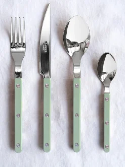 New Set de cubiertos de acero inoxidable Bistrot, tamaños diferentes Juego De Cubiertos|Vajillas Completas