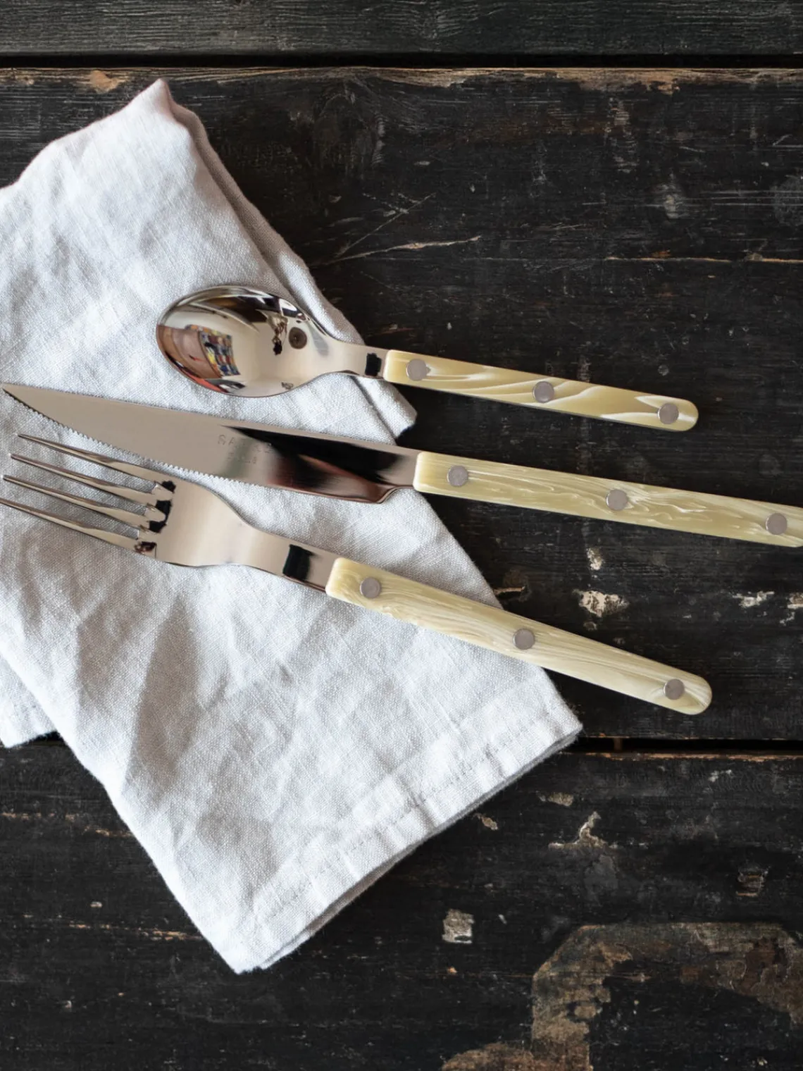 Discount Set de cubiertos de acero inoxidable Bistrot, tamaños diferentes Juego De Cubiertos|Vajillas Completas