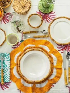 Sale Set de cubiertos pulido a mano Bamboo, 1 comensal (5 pzas.) Juego De Cubiertos|Vajillas Completas