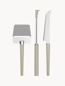 Cuchillos De Cocina Y Bloques|Cuchillos De Cocina>Rosti Set de cuchillos y cortador de queso Emma, 3 pzas. Beige claro, plateado