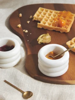 Cuencos Aperitivos|Vajillas Completas>Westwing Collection Set de cuenco de mármol Zuri, 2 pzas.