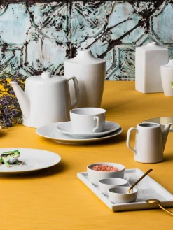 Hot Set de cuencos pequeños artesanales con bandeja para servir Cosmopolitan, 5 pzas. Cuencos Aperitivos|Vajillas Completas