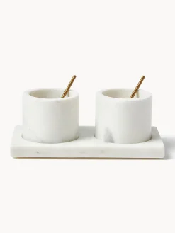 Set de cuencos pequeños de mármol Agata, 5 pzas. Cuencos Aperitivos|Vajillas Completas