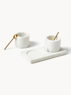 Set de cuencos pequeños de mármol Agata, 5 pzas. Cuencos Aperitivos|Vajillas Completas