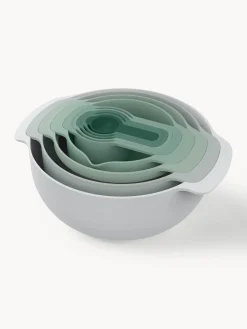 Artículos De Cocina|Utensilios De Cocina>Joseph Joseph Set de cuencos y cucharas medidoras Nest Plus, 9 pzas. Tonos verdes y grises