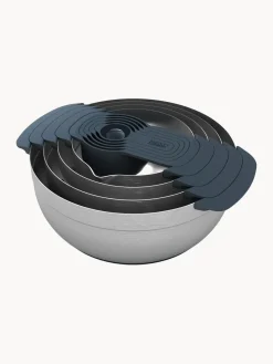 Artículos De Cocina|Utensilios De Cocina>Joseph Joseph Set de cuencos y cucharas medidoras Nest Plus, 9 pzas. Plateado, azul oscuro
