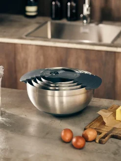 Artículos De Cocina|Utensilios De Cocina>Joseph Joseph Set de cuencos y cucharas medidoras Nest Plus, 9 pzas. Plateado, azul oscuro