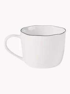 Sale Set de desayuno artesanal de porcelana Salt, 4 comensales (16 pzas.) Vajillas Completas|Menaje De Mesa