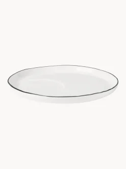 Sale Set de desayuno artesanal de porcelana Salt, 4 comensales (16 pzas.) Vajillas Completas|Menaje De Mesa