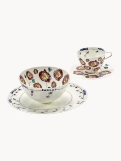 Vajillas Completas|Menaje De Mesa>SERAX Set de desayuno Flores de Medianoche, 2 comensales (6 pzas.)