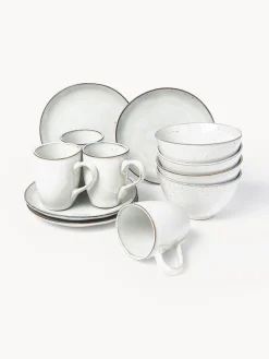 Outlet Set de desayuno , 4 comensales (12 pzas.) Vajillas Completas|Menaje De Mesa