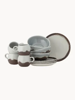 Best Set de desayuno Paula, 4 comensales (12 pzas.) Vajillas Completas|Menaje De Mesa