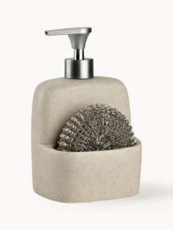 Outlet Set de dosificador de jabón Sand, 2 pzas. Escurreplatos|Almacenaje De Cocina