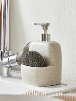 Outlet Set de dosificador de jabón Sand, 2 pzas. Escurreplatos|Almacenaje De Cocina