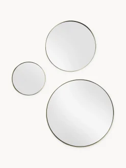 Outlet Set de espejos de pared redondos Lacie, 3 uds. Jarrones|Espejos De Pared