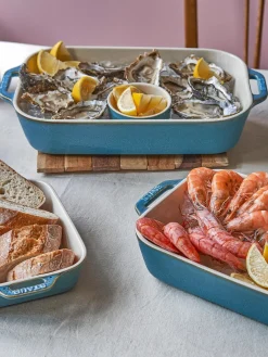 Best Set de fuentes horno Ceramic, 3 uds. Bandejas Para Horno|Bandejas Para Horno