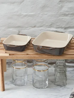 Bandejas Para Horno|Bandejas Para Horno>Staub Set de fuentes horno Ceramic, 3 uds. Blanco Off White, gris pardo