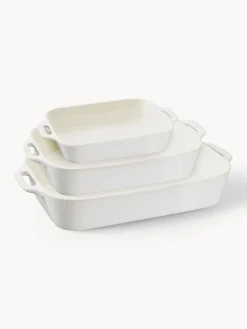 Discount Set de fuentes horno Ceramic, 3 uds. Bandejas Para Horno|Bandejas Para Horno