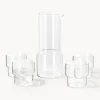 Jarras De Agua|Vajillas Completas>Westwing Collection Set de jarra con vasos de agua siplado Gustave, 5 pzas.