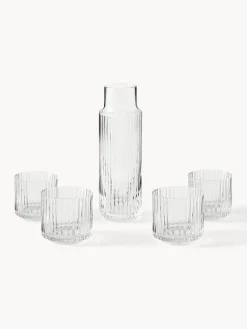 Hot Set de jarra soplada con vasos Aleo, 5 pzas. Jarras De Agua|Vajillas Completas