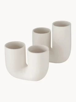 Jarrones|Jarrones> Set de jarrones artesanales de gres Filicio, 2 uds.