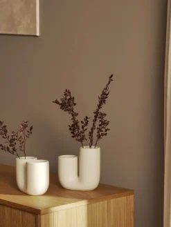 Jarrones|Jarrones> Set de jarrones artesanales de gres Filicio, 2 uds.