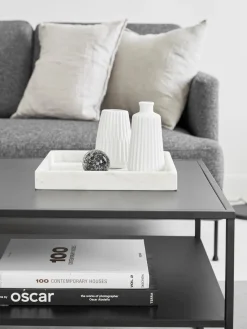 Outlet Set de jarrones de porcena con relieve Esko, 2 uds. Jarrones|Jarrones