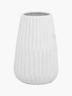 Outlet Set de jarrones de porcena con relieve Esko, 2 uds. Jarrones|Jarrones