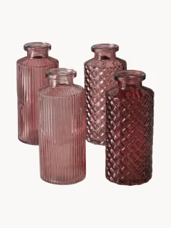 Hot Set de jarrones de vidrio Panja, 4 uds. Jarrones|Jarrones