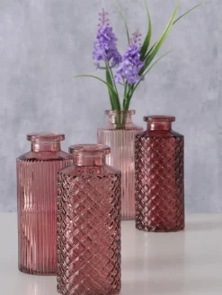 Hot Set de jarrones de vidrio Panja, 4 uds. Jarrones|Jarrones