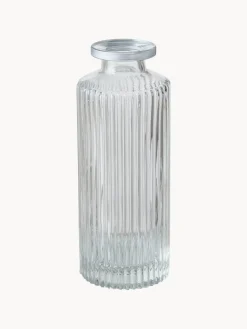 Jarrones|Jarrones></noscript> Set de jarrones pequeños de vidrio Adore, 3 uds. Transparente, plateado